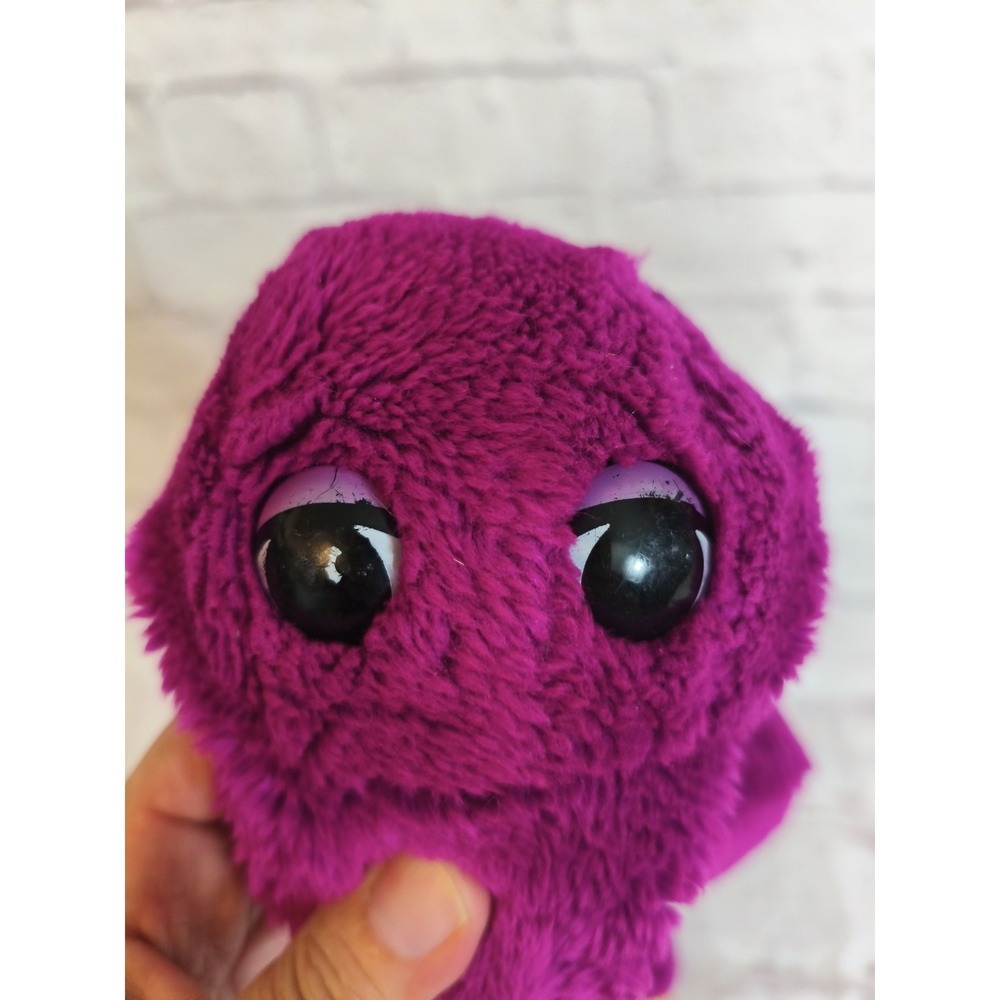 1992 BARNEY Puppet Purple Dinosaur Stuffed Animal 13" Plush Lyons Golden Bear - Picture 9 of 12